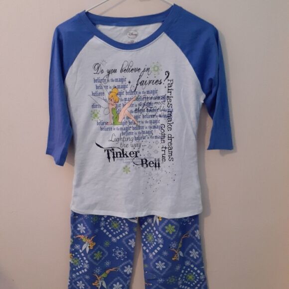 Disney Tinkerbell Pajamas Size Small - Picture 1 of 12